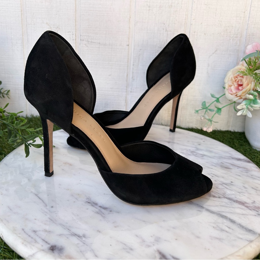 VERONICA BEARD
Gadot suede pumps
$395  size 7 NEW 
Color: Black
